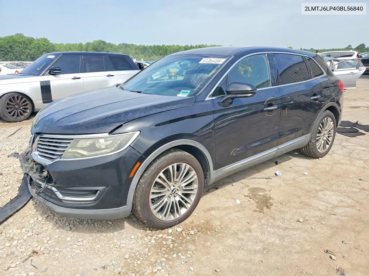 2016 Lincoln Mkx Reserve VIN: 2LMTJ6LP4GBL56840 Lot: 61366466
