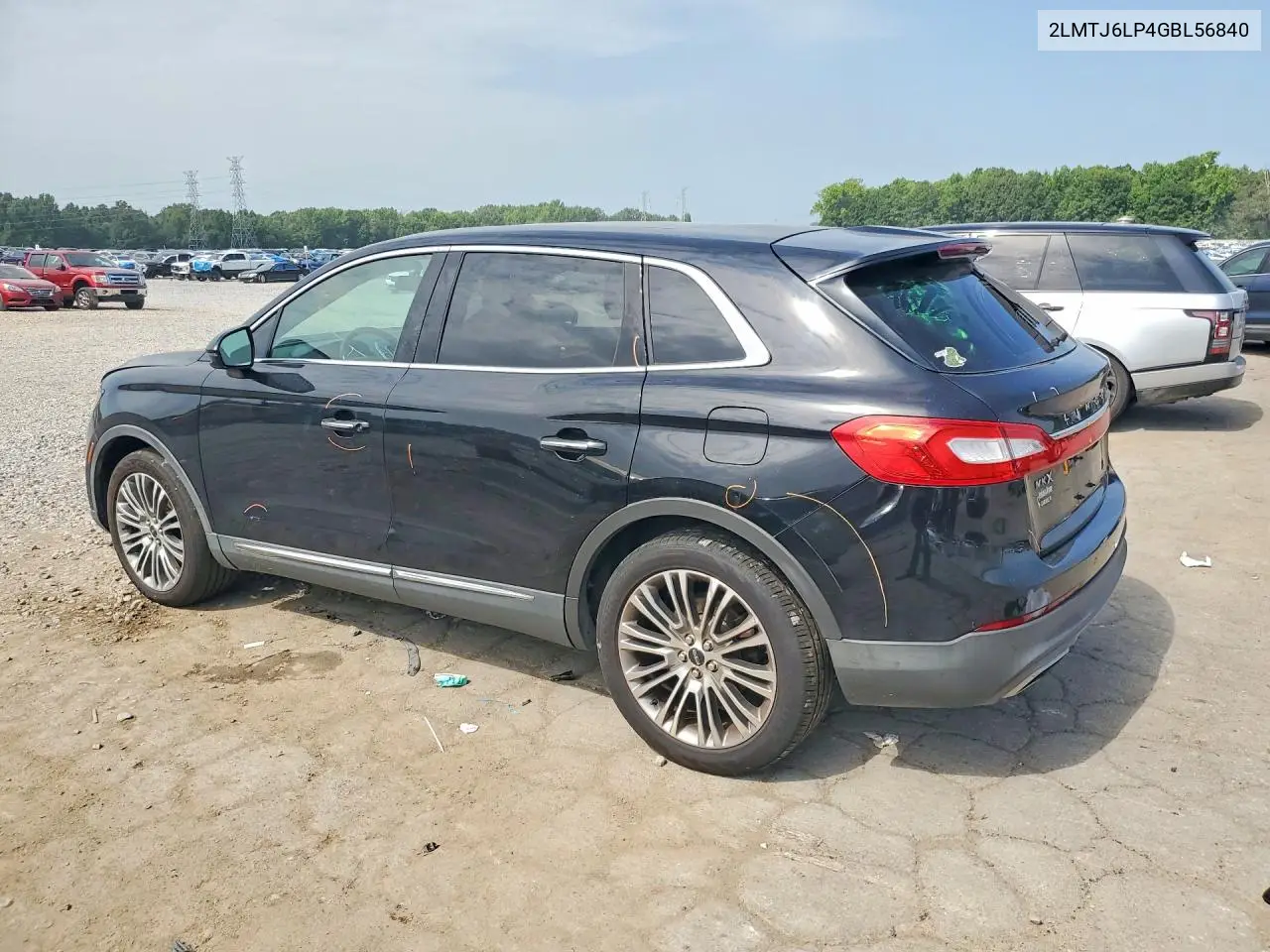 2016 Lincoln Mkx Reserve VIN: 2LMTJ6LP4GBL56840 Lot: 61366466