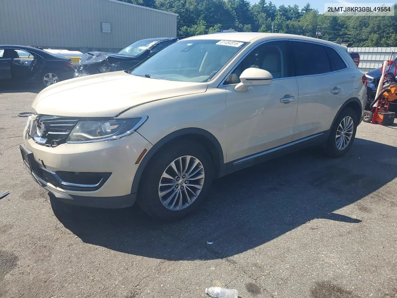 2016 Lincoln Mkx Select VIN: 2LMTJ8KR3GBL49554 Lot: 61484816
