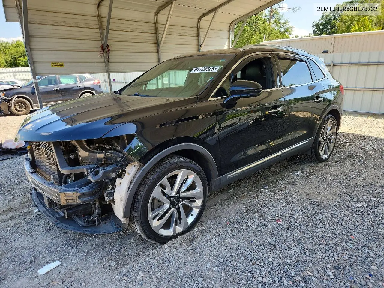 2016 Lincoln Mkx Reserve VIN: 2LMTJ8LR5GBL78732 Lot: 61728686