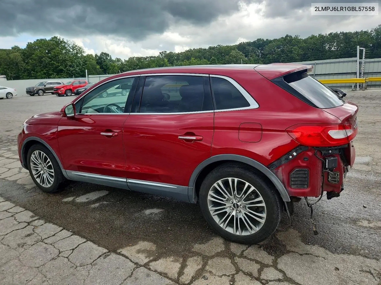 2016 Lincoln Mkx Reserve VIN: 2LMPJ6LR1GBL57558 Lot: 61841006