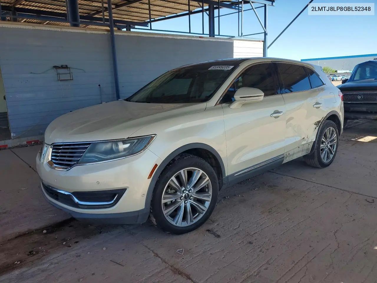 2016 Lincoln Mkx Reserve VIN: 2LMTJ8LP8GBL52348 Lot: 85995035
