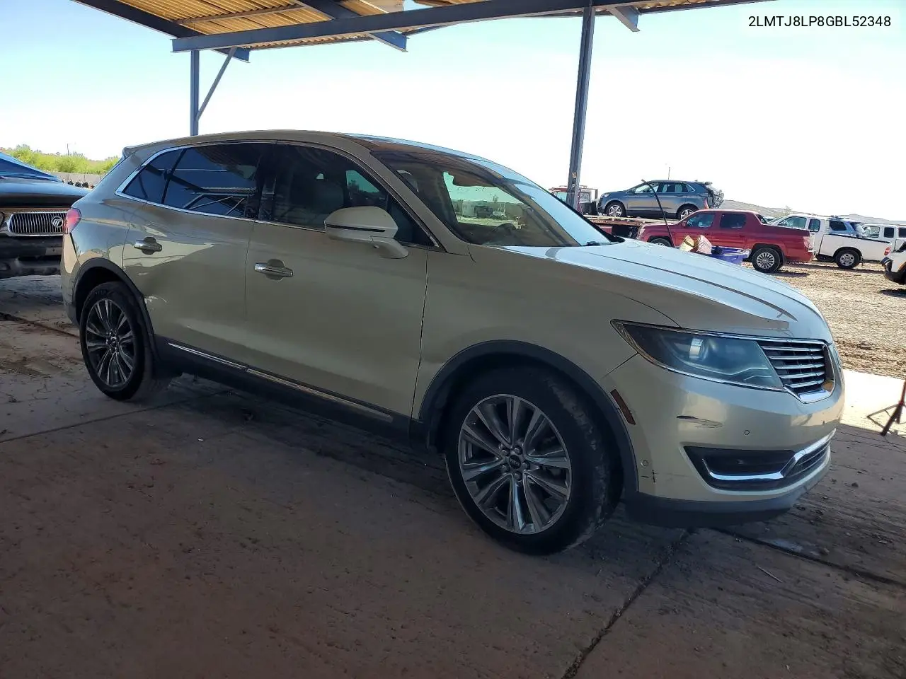 2016 Lincoln Mkx Reserve VIN: 2LMTJ8LP8GBL52348 Lot: 85995035