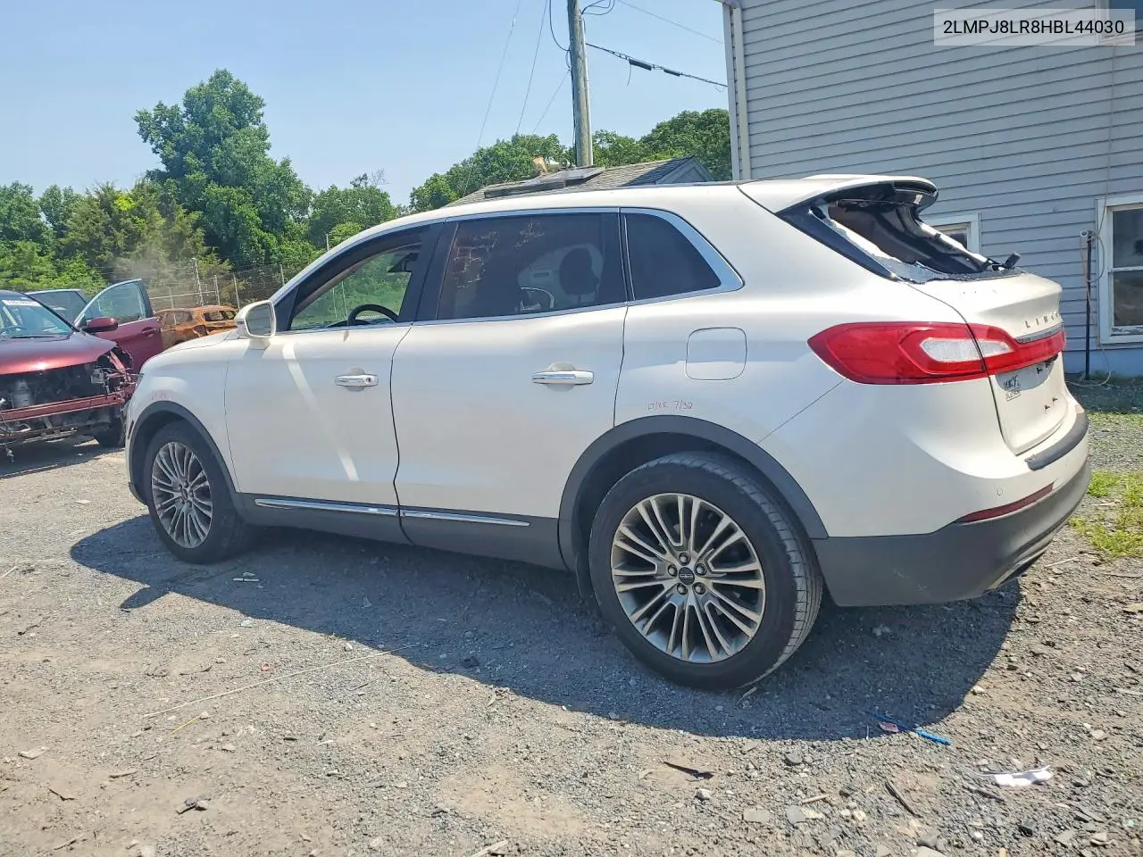 2017 Lincoln Mkx Reserve VIN: 2LMPJ8LR8HBL44030 Lot: 57881736