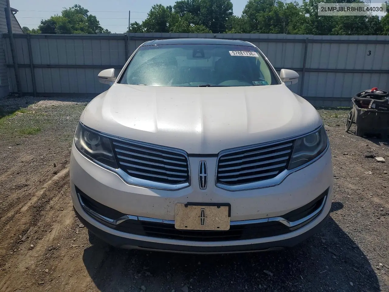 2017 Lincoln Mkx Reserve VIN: 2LMPJ8LR8HBL44030 Lot: 57881736