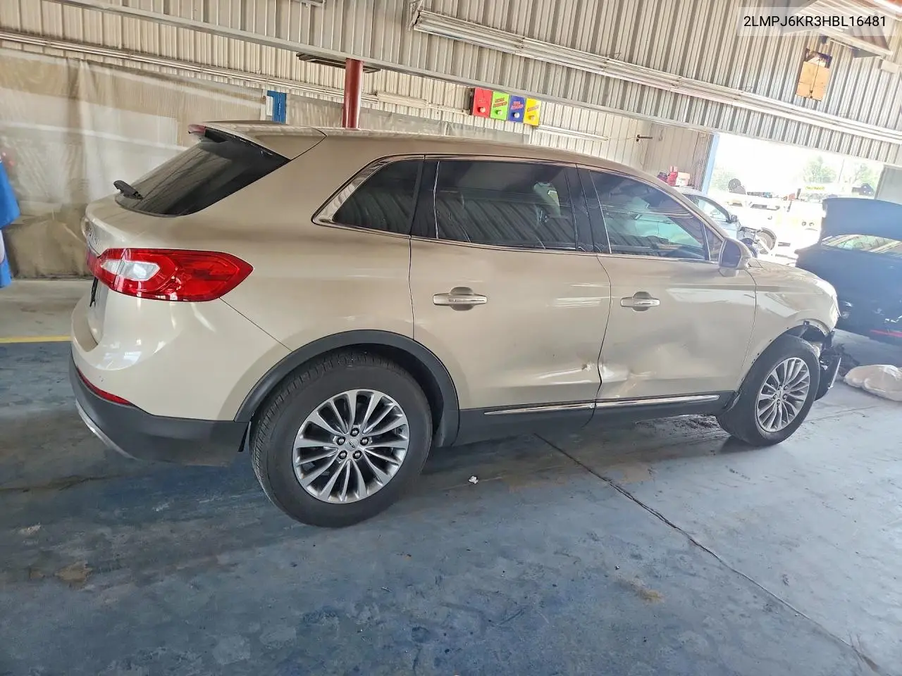 2017 Lincoln Mkx Select VIN: 2LMPJ6KR3HBL16481 Lot: 58022906