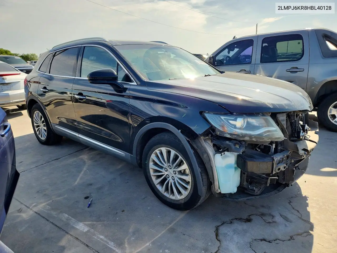 2017 Lincoln Mkx Select VIN: 2LMPJ6KR8HBL40128 Lot: 58955566