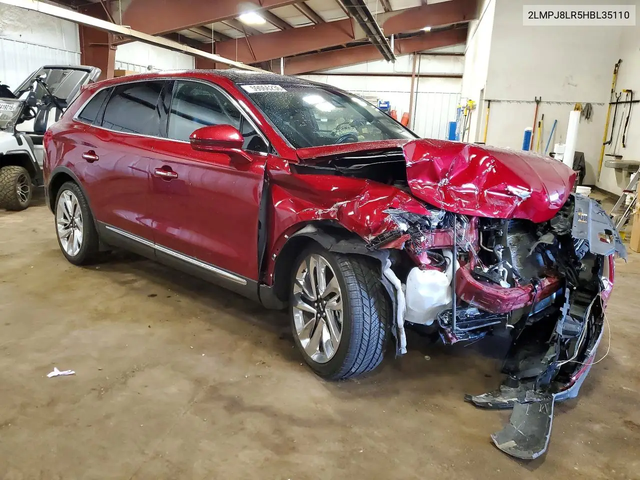 2017 Lincoln Mkx Reserve VIN: 2LMPJ8LR5HBL35110 Lot: 59066236