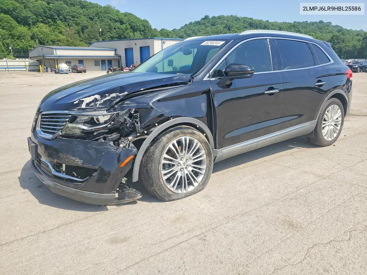 2017 Lincoln Mkx Reserve VIN: 2LMPJ6LR9HBL25586 Lot: 59298246