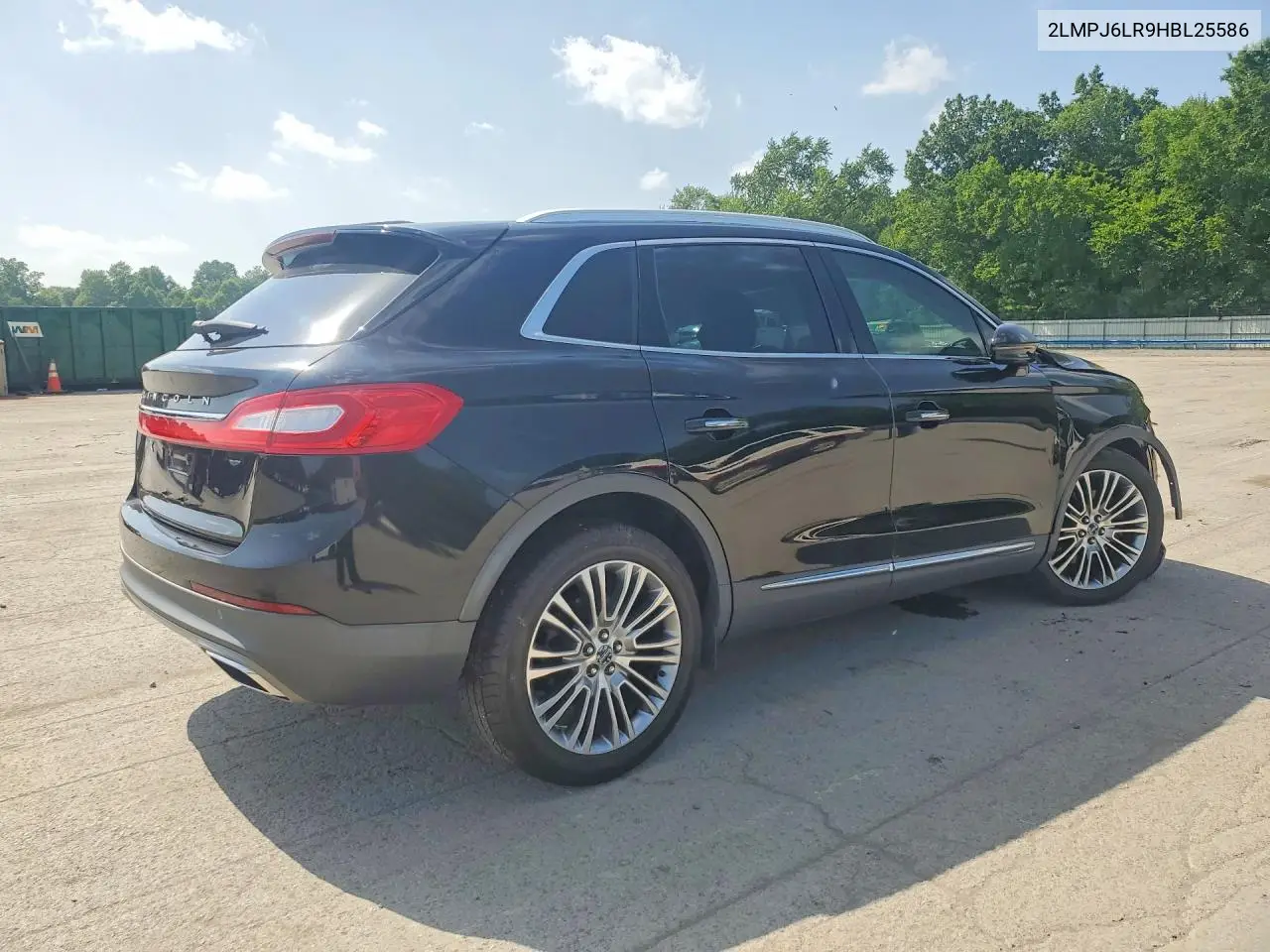 2017 Lincoln Mkx Reserve VIN: 2LMPJ6LR9HBL25586 Lot: 59298246