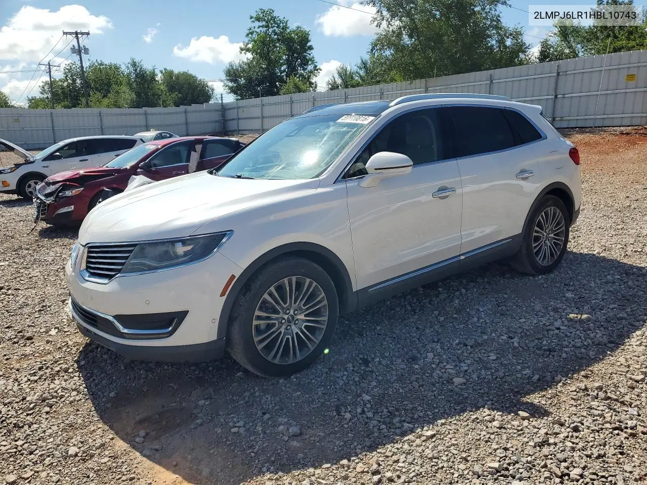 2017 Lincoln Mkx Reserve VIN: 2LMPJ6LR1HBL10743 Lot: 59918816