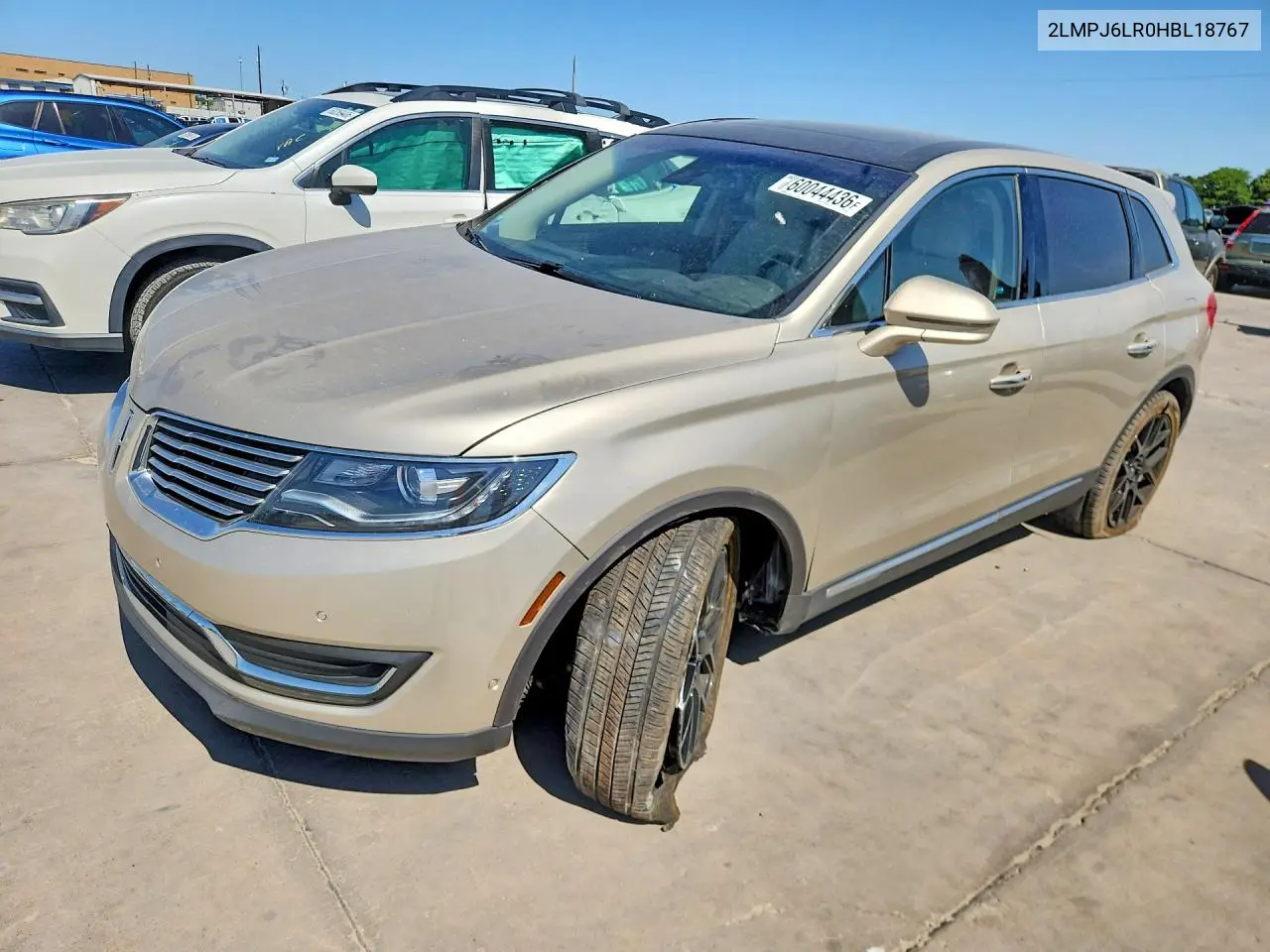 2017 Lincoln Mkx Reserve VIN: 2LMPJ6LR0HBL18767 Lot: 60044436
