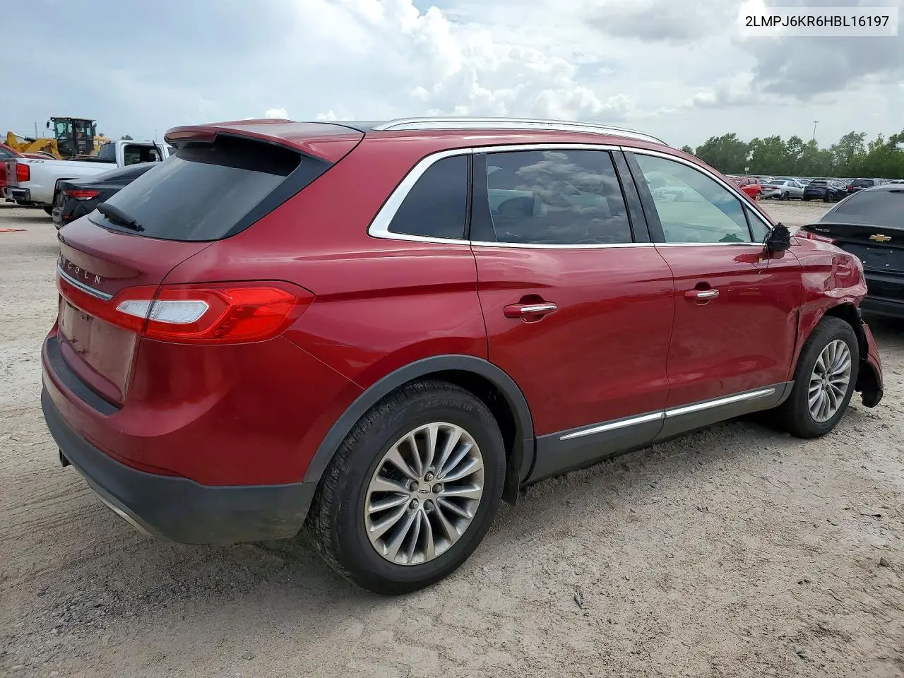 2017 Lincoln Mkx Select VIN: 2LMPJ6KR6HBL16197 Lot: 60587696