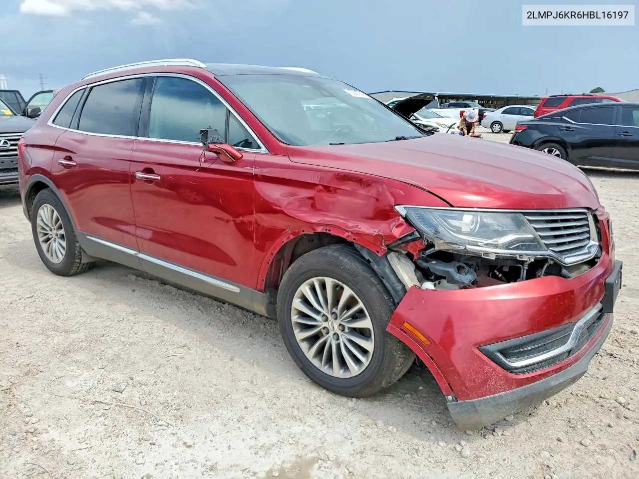 2017 Lincoln Mkx Select VIN: 2LMPJ6KR6HBL16197 Lot: 60587696