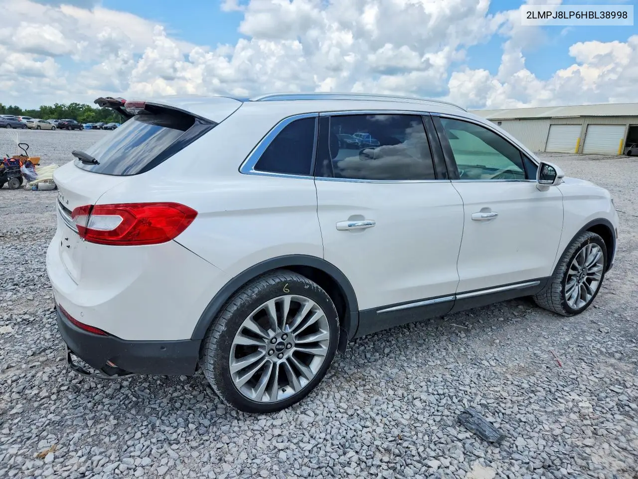 2017 Lincoln Mkx Reserve VIN: 2LMPJ8LP6HBL38998 Lot: 60628986
