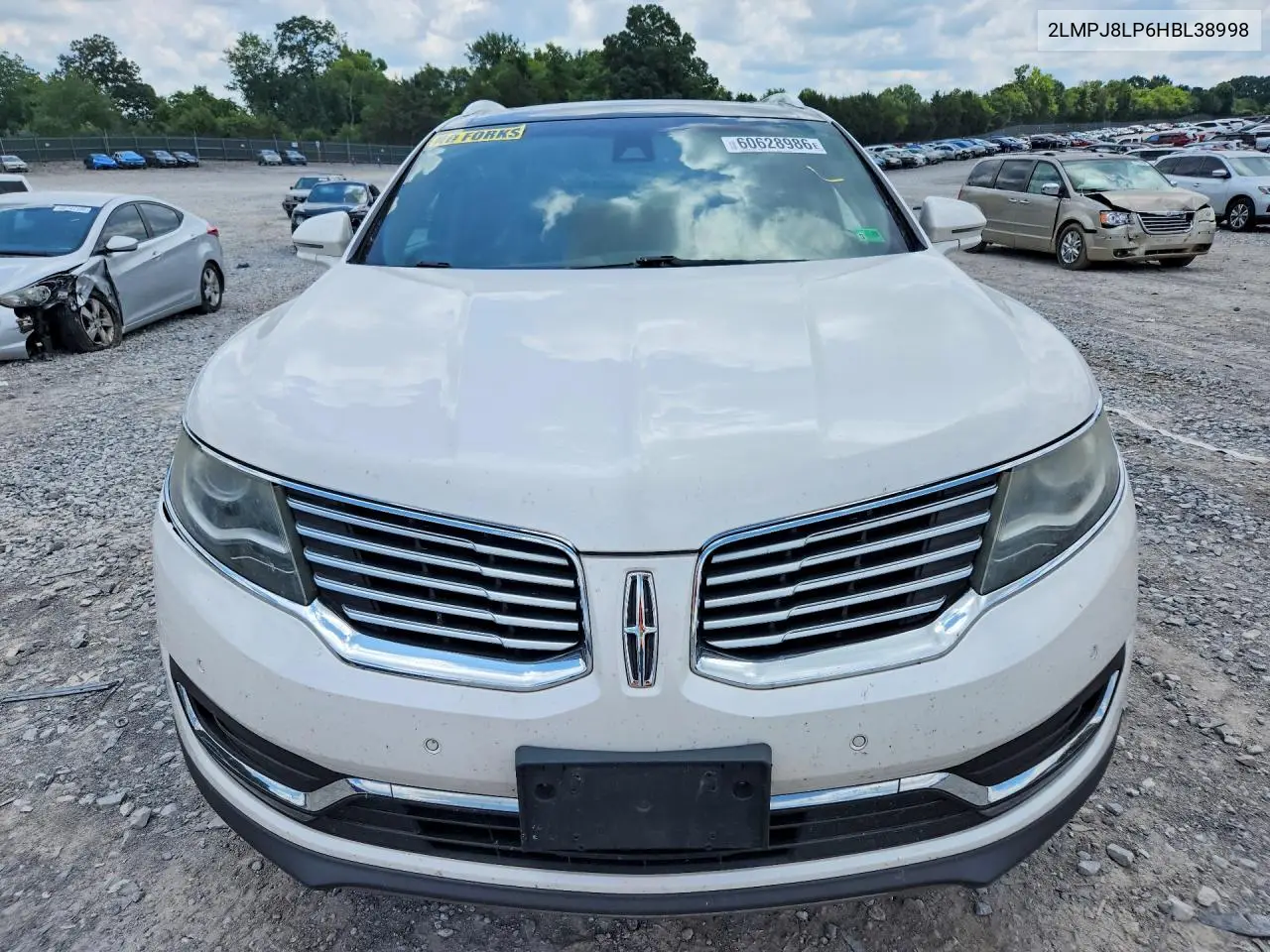 2017 Lincoln Mkx Reserve VIN: 2LMPJ8LP6HBL38998 Lot: 60628986