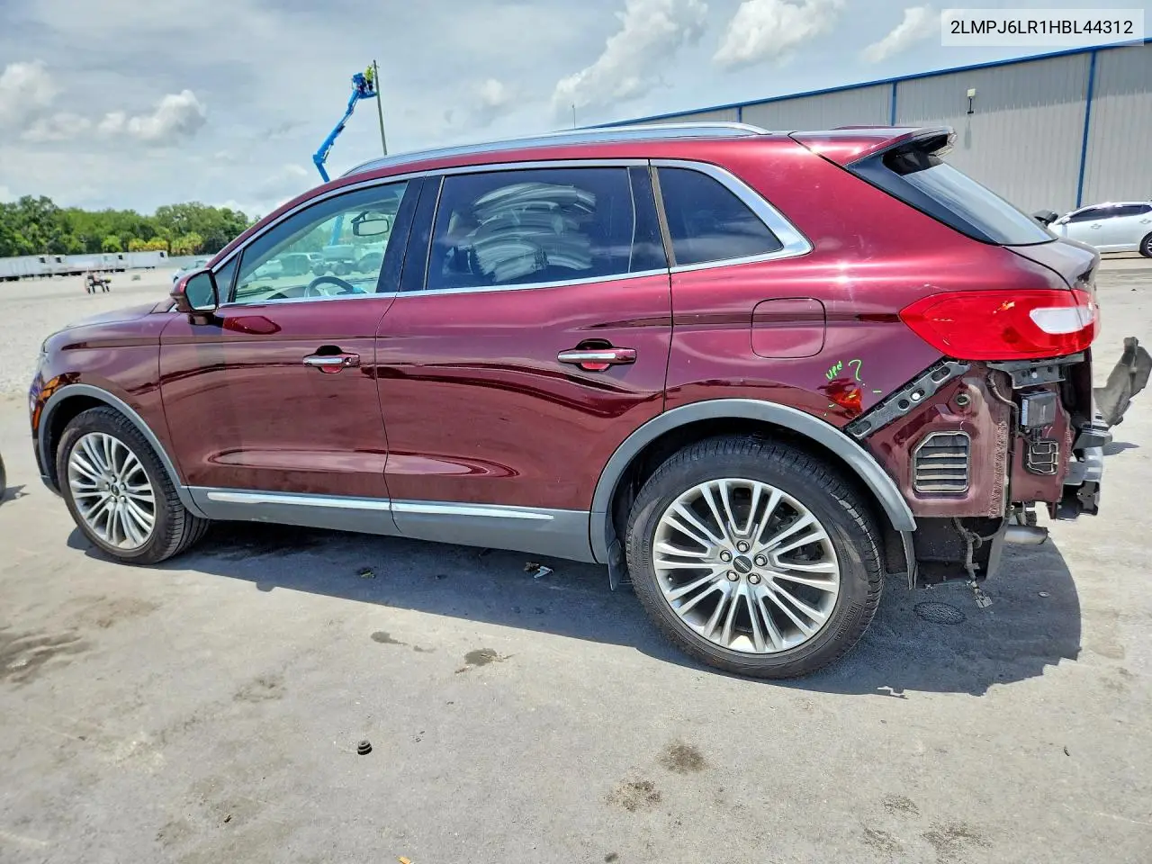 2017 Lincoln Mkx Reserve VIN: 2LMPJ6LR1HBL44312 Lot: 60853206