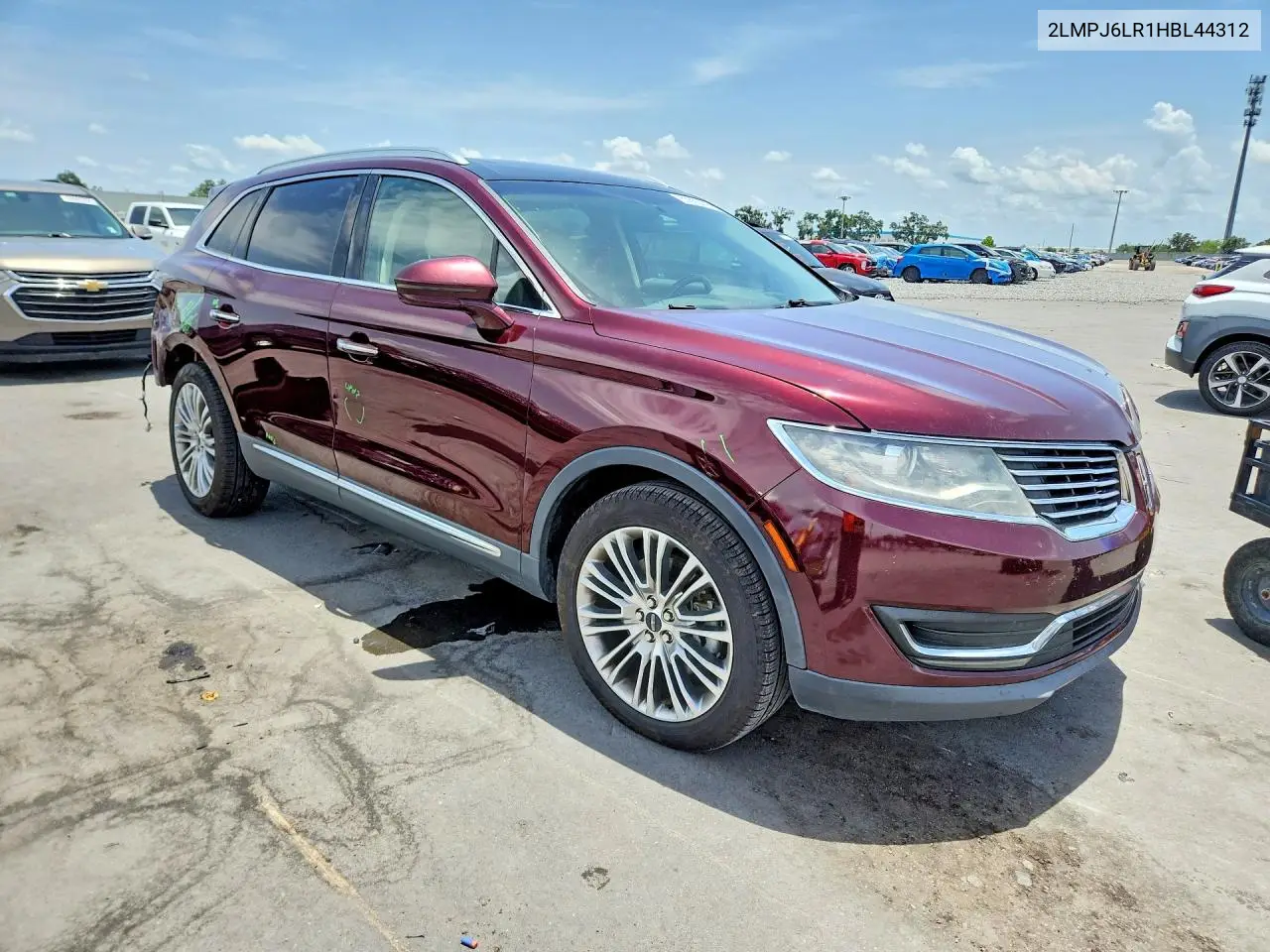 2017 Lincoln Mkx Reserve VIN: 2LMPJ6LR1HBL44312 Lot: 60853206