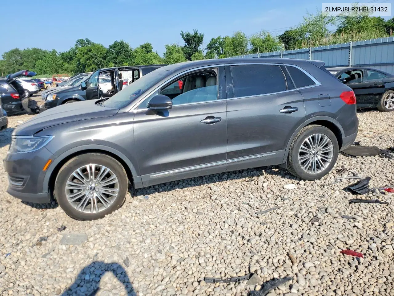 2017 Lincoln Mkx Reserve VIN: 2LMPJ8LR7HBL31432 Lot: 60936626