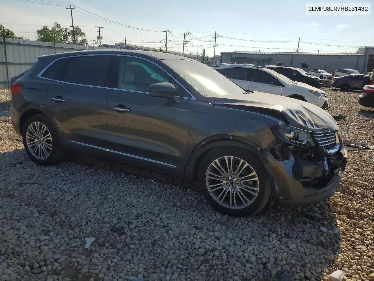 2017 Lincoln Mkx Reserve VIN: 2LMPJ8LR7HBL31432 Lot: 60936626