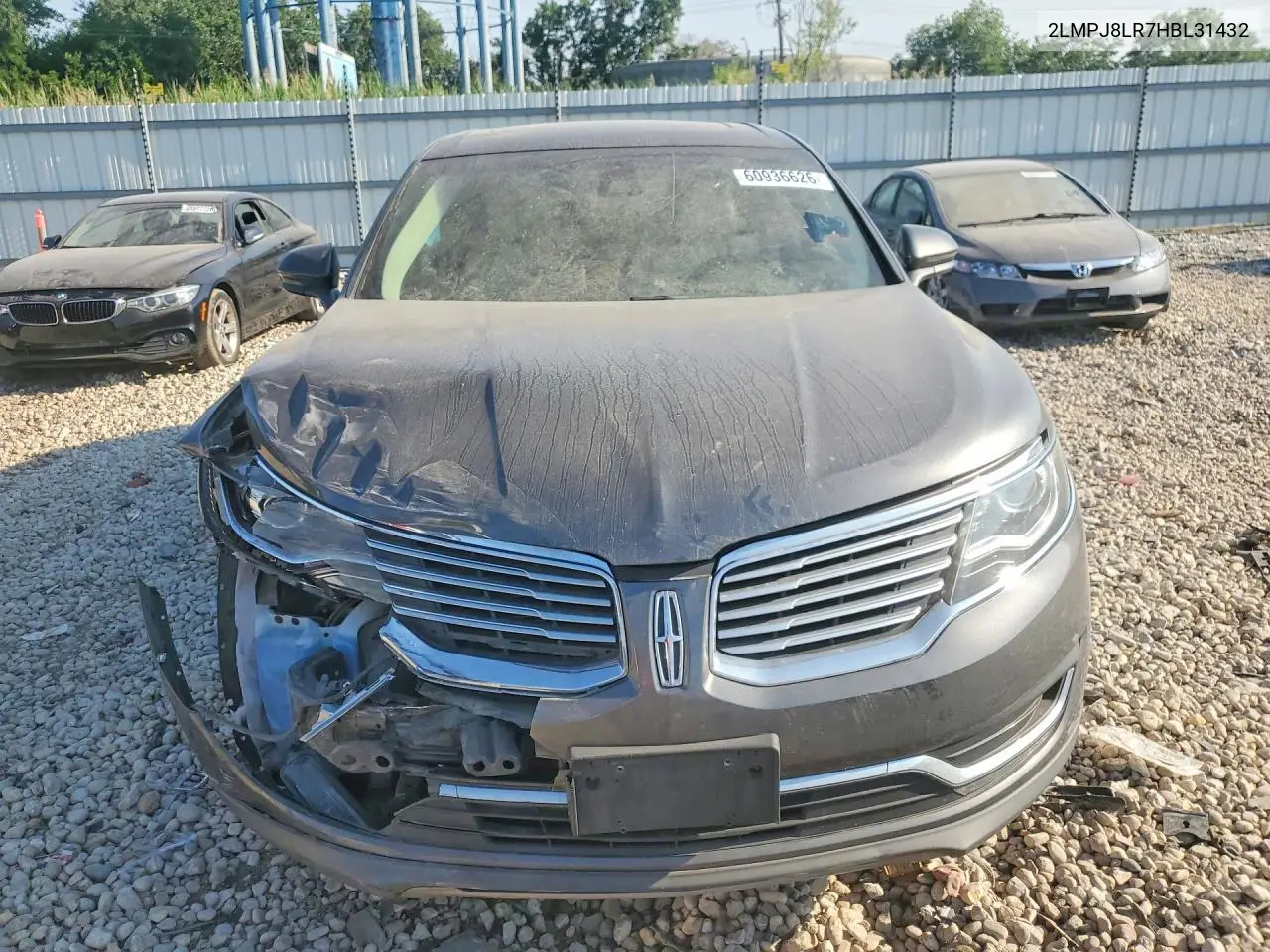 2017 Lincoln Mkx Reserve VIN: 2LMPJ8LR7HBL31432 Lot: 60936626