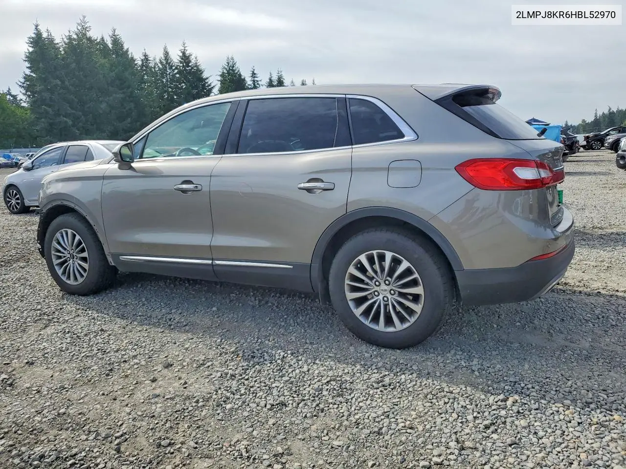 2017 Lincoln Mkx Select VIN: 2LMPJ8KR6HBL52970 Lot: 61597606
