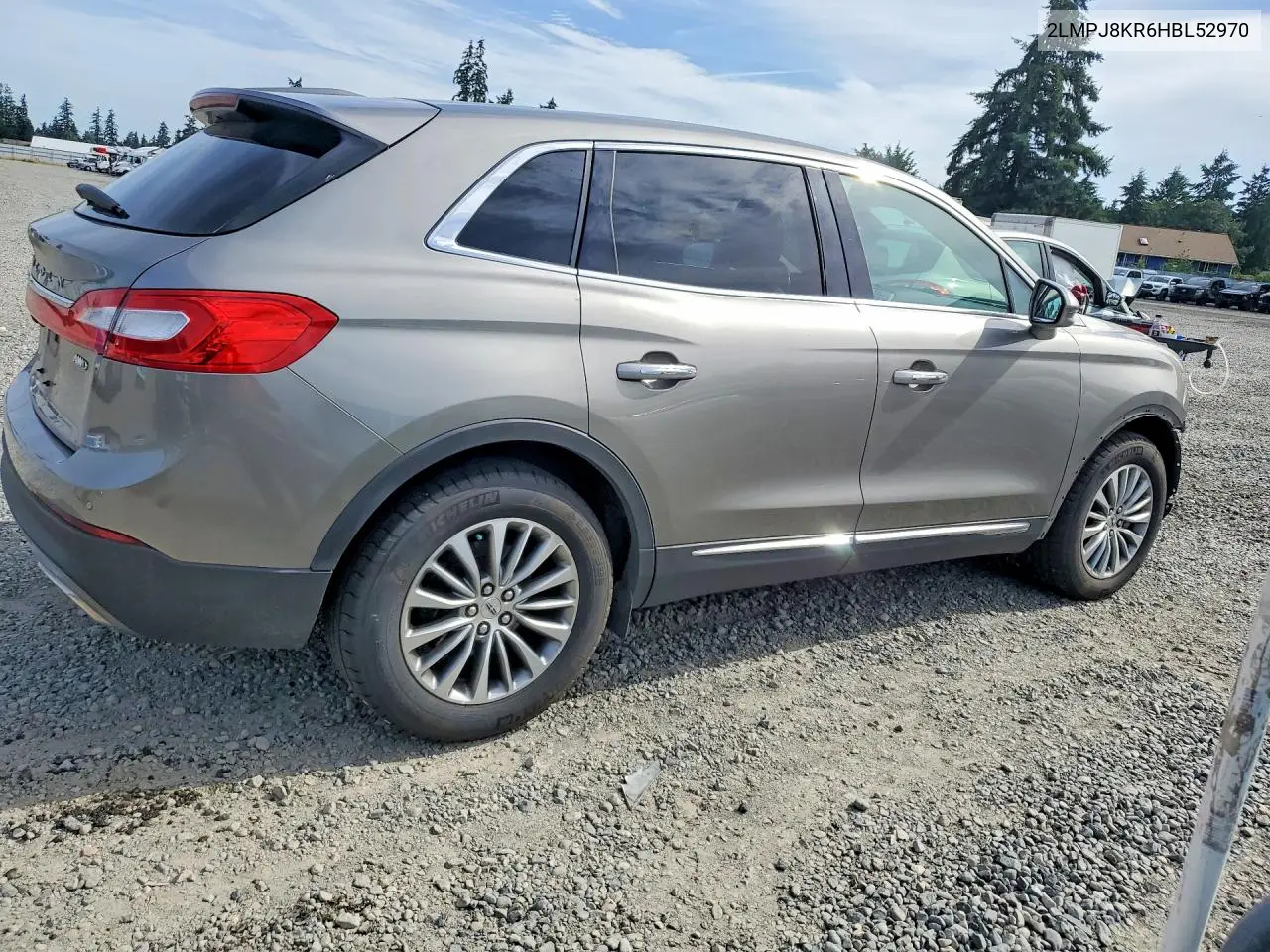 2017 Lincoln Mkx Select VIN: 2LMPJ8KR6HBL52970 Lot: 61597606