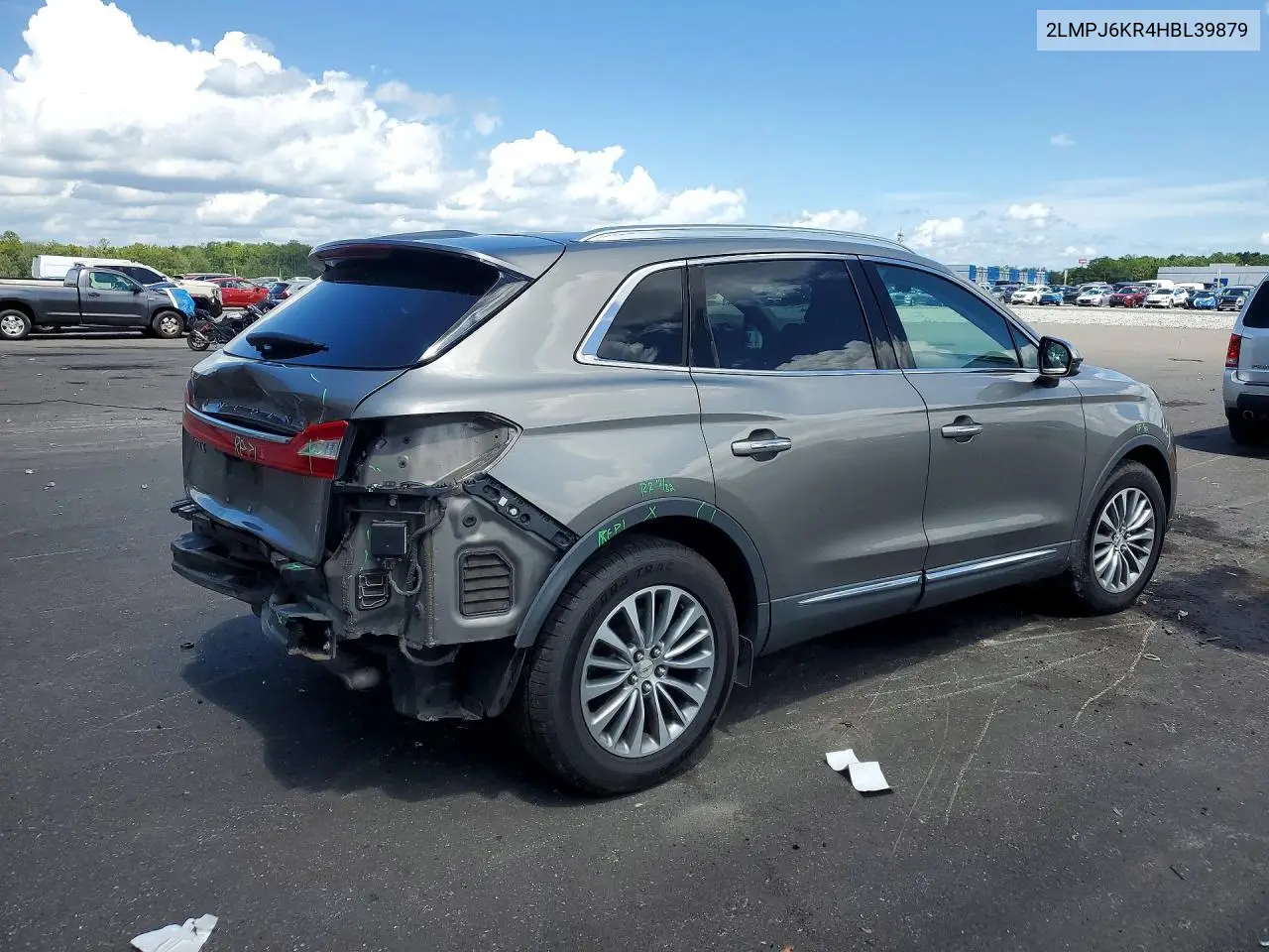 2017 Lincoln Mkx Select VIN: 2LMPJ6KR4HBL39879 Lot: 61732166