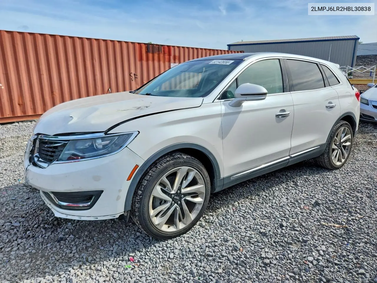 2017 Lincoln Mkx Reserve VIN: 2LMPJ6LR2HBL30838 Lot: 62142656
