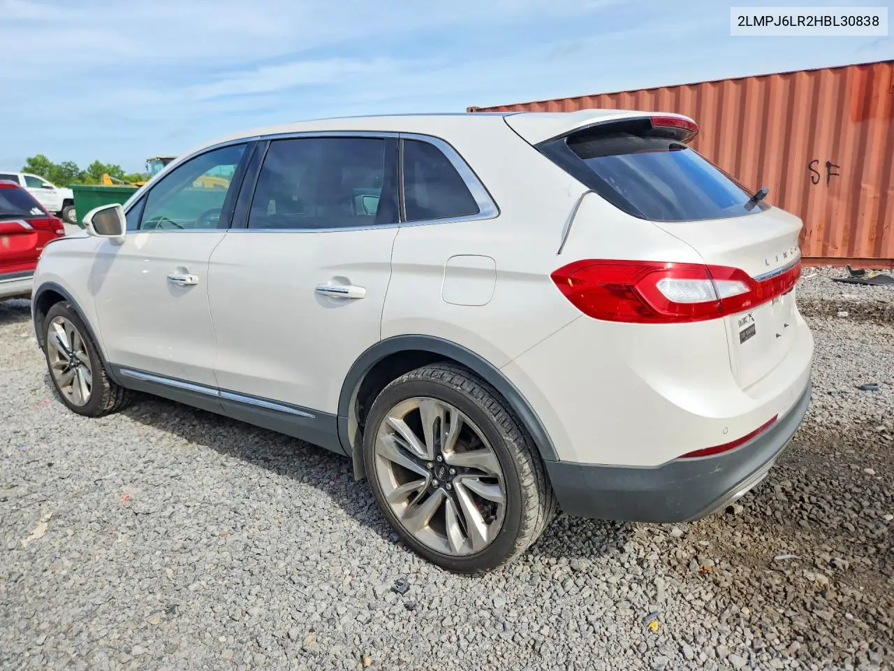 2017 Lincoln Mkx Reserve VIN: 2LMPJ6LR2HBL30838 Lot: 62142656
