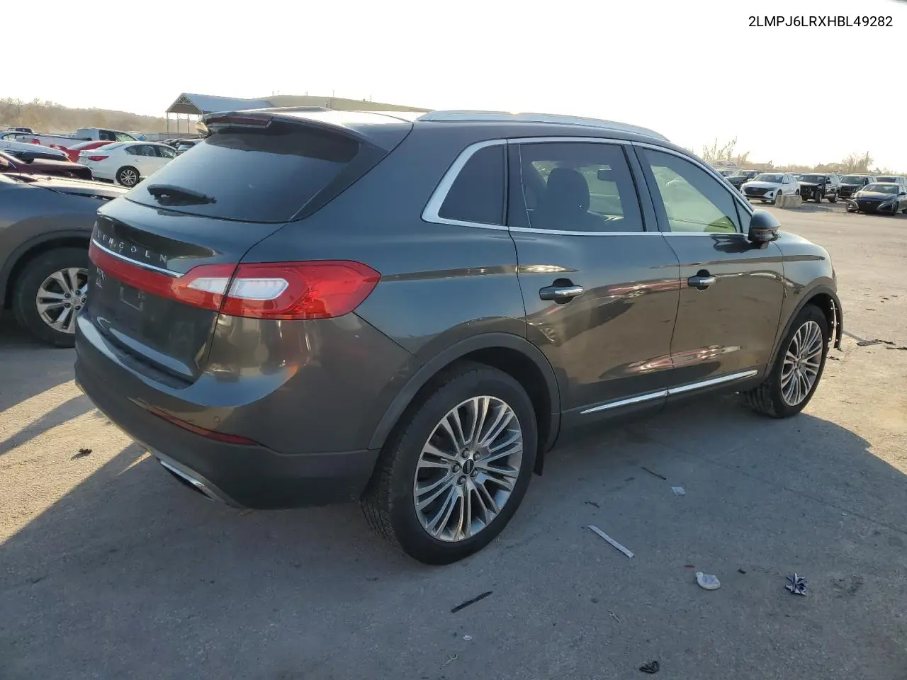 2LMPJ6LRXHBL49282 2017 Lincoln Mkx Reserve