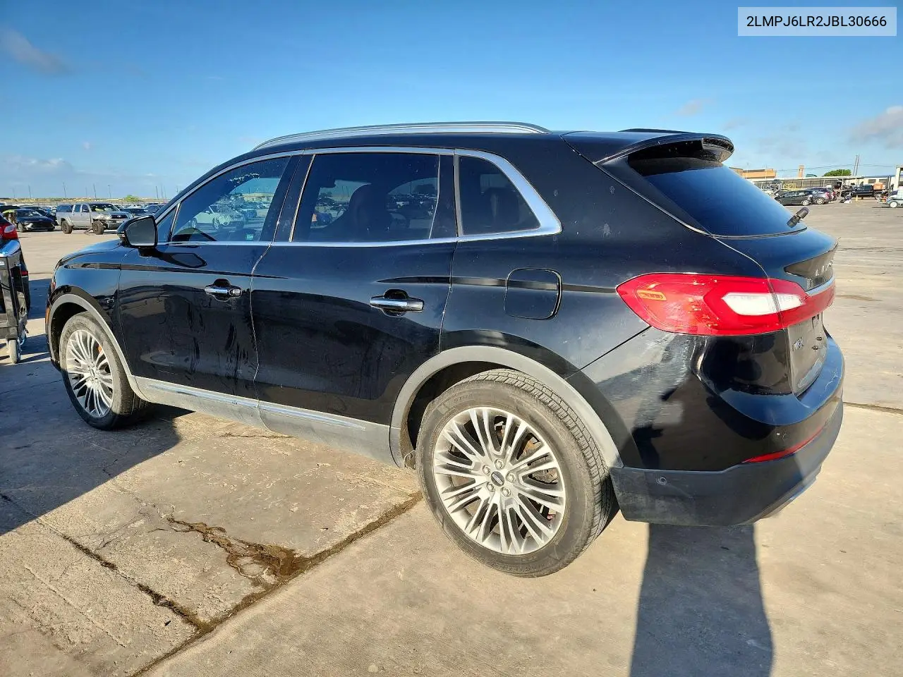 2018 Lincoln Mkx Reserve VIN: 2LMPJ6LR2JBL30666 Lot: 57156196