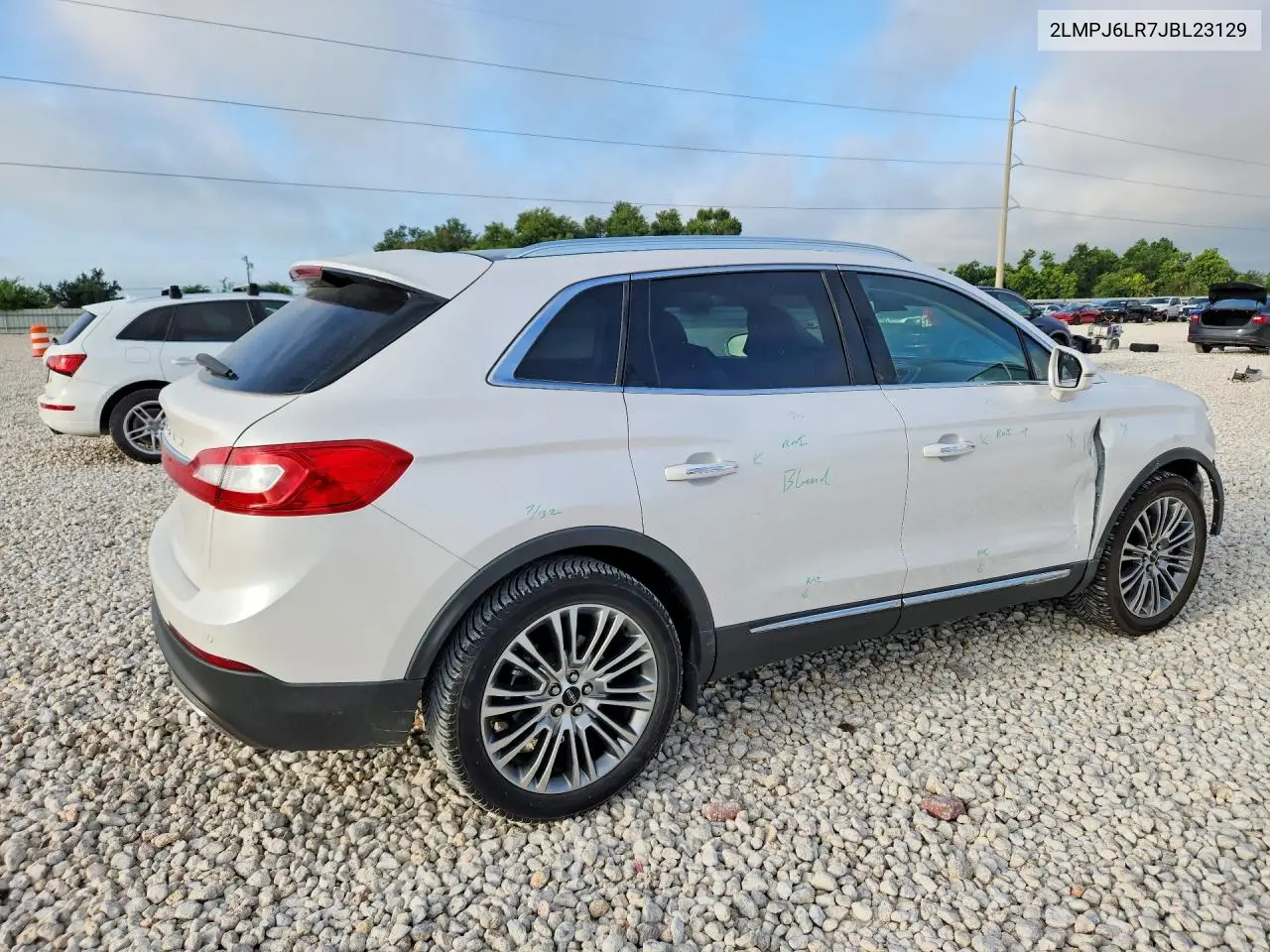 2018 Lincoln Mkx Reserve VIN: 2LMPJ6LR7JBL23129 Lot: 58848336