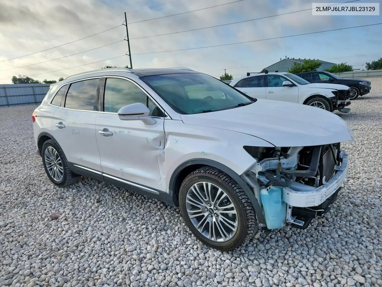 2018 Lincoln Mkx Reserve VIN: 2LMPJ6LR7JBL23129 Lot: 58848336