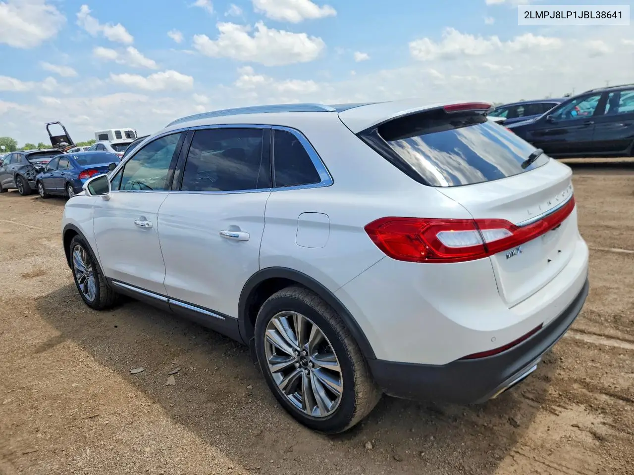 2018 Lincoln Mkx Reserve VIN: 2LMPJ8LP1JBL38641 Lot: 59184806