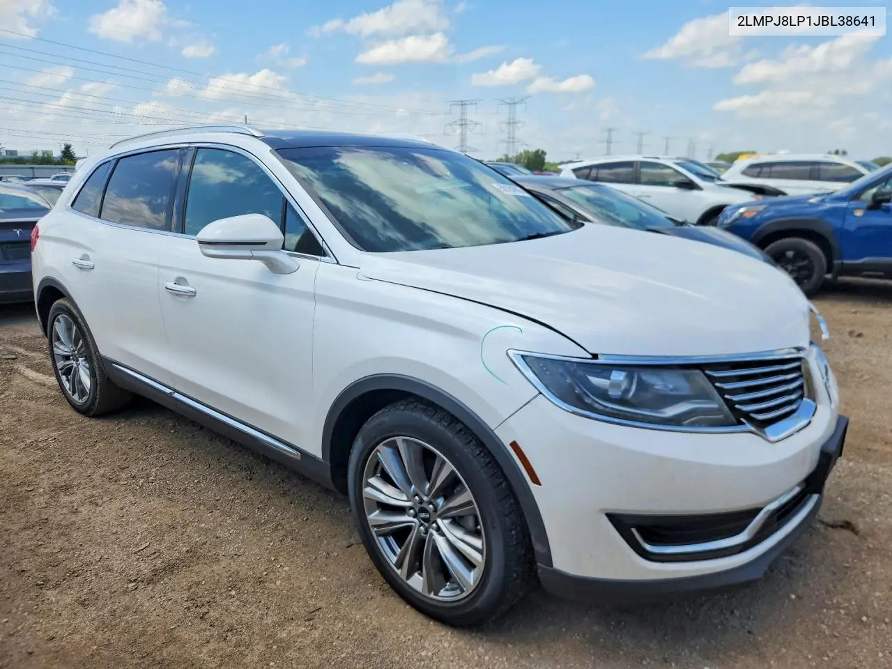 2018 Lincoln Mkx Reserve VIN: 2LMPJ8LP1JBL38641 Lot: 59184806