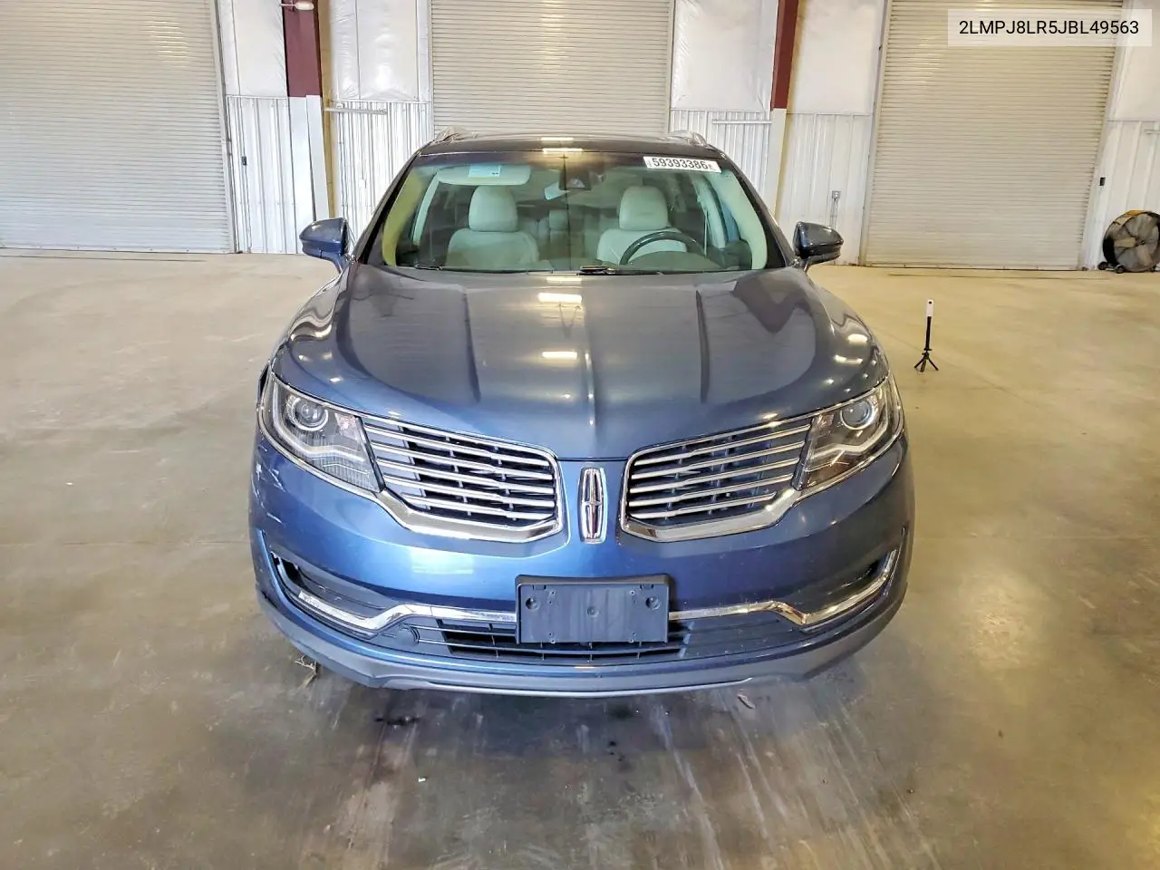 2018 Lincoln Mkx Reserve VIN: 2LMPJ8LR5JBL49563 Lot: 59393386