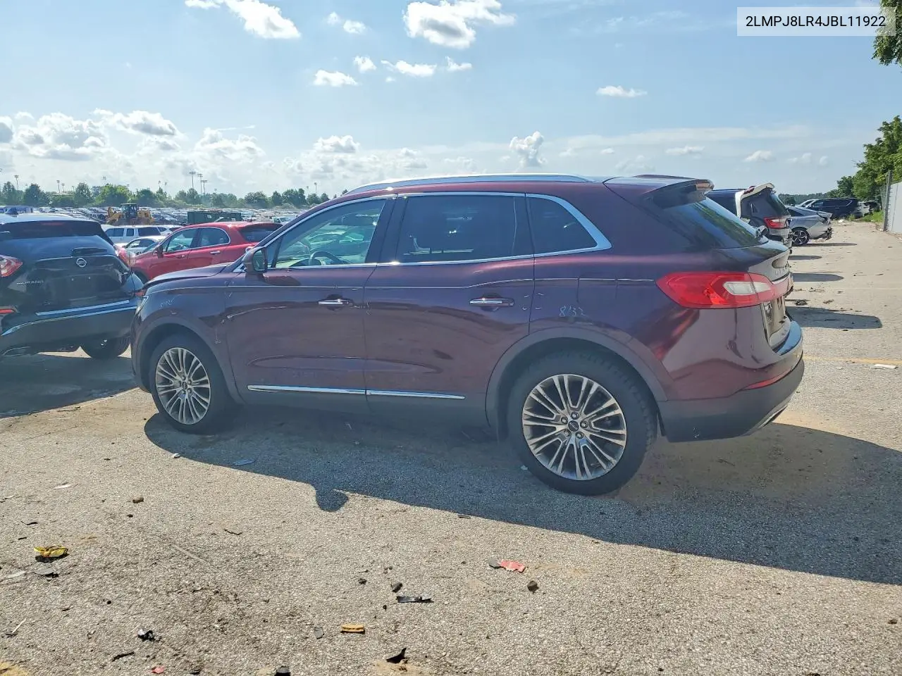 2018 Lincoln Mkx Reserve VIN: 2LMPJ8LR4JBL11922 Lot: 59946946