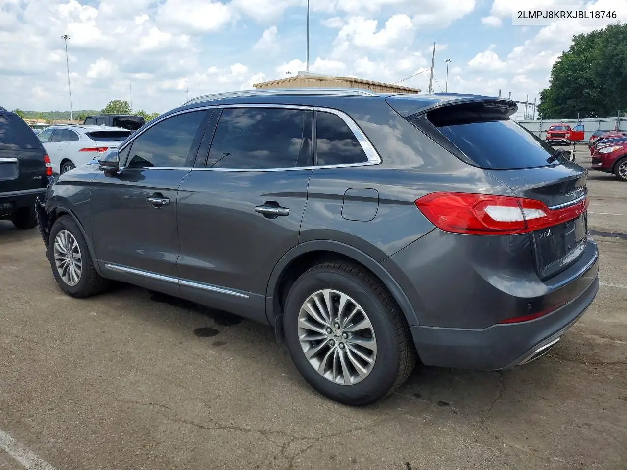 2018 Lincoln Mkx Select VIN: 2LMPJ8KRXJBL18746 Lot: 60055936