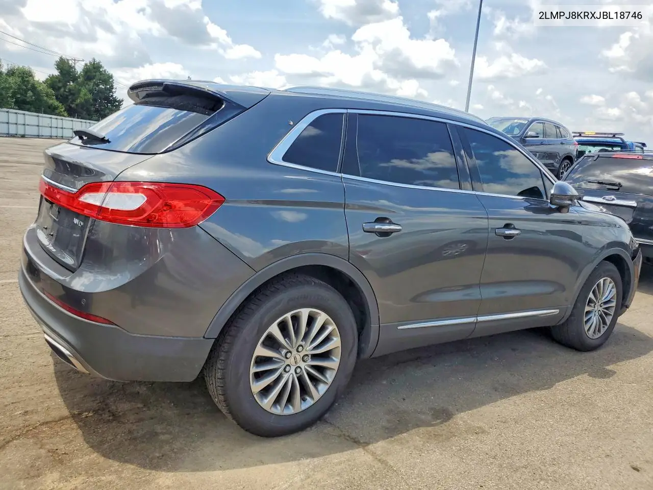 2018 Lincoln Mkx Select VIN: 2LMPJ8KRXJBL18746 Lot: 60055936