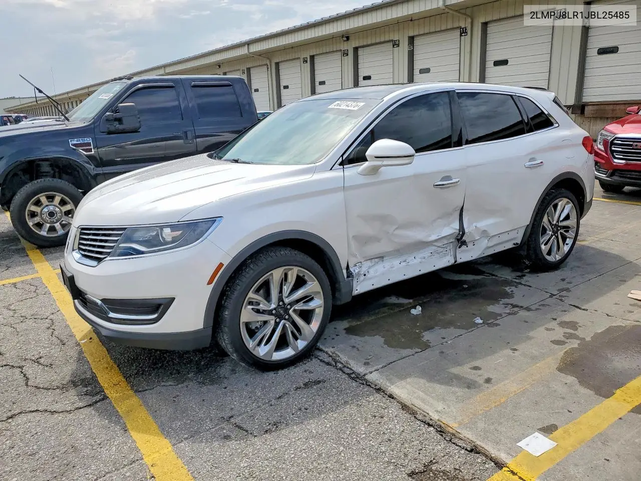 2018 Lincoln Mkx Reserve VIN: 2LMPJ8LR1JBL25485 Lot: 60214376