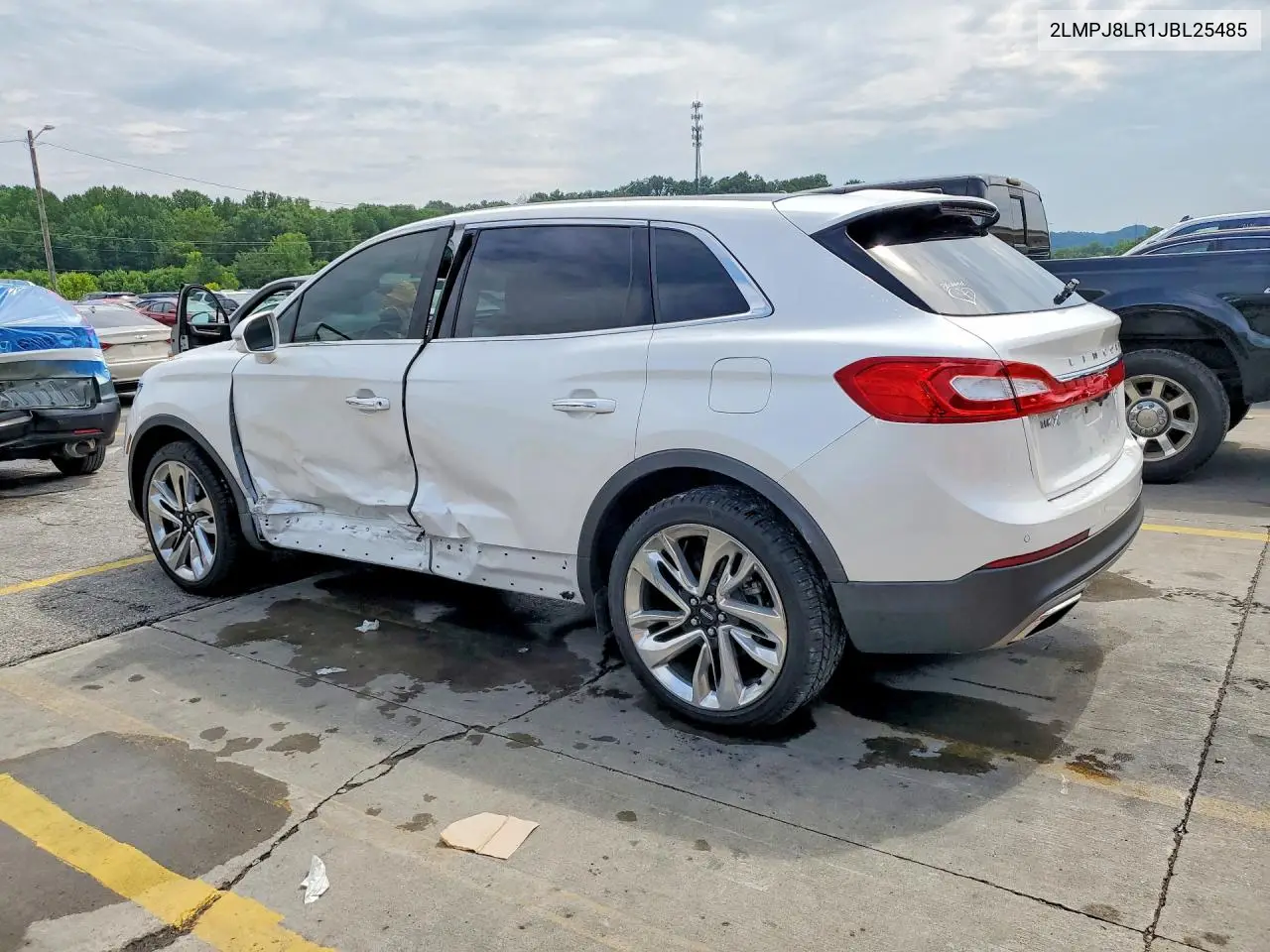 2018 Lincoln Mkx Reserve VIN: 2LMPJ8LR1JBL25485 Lot: 60214376