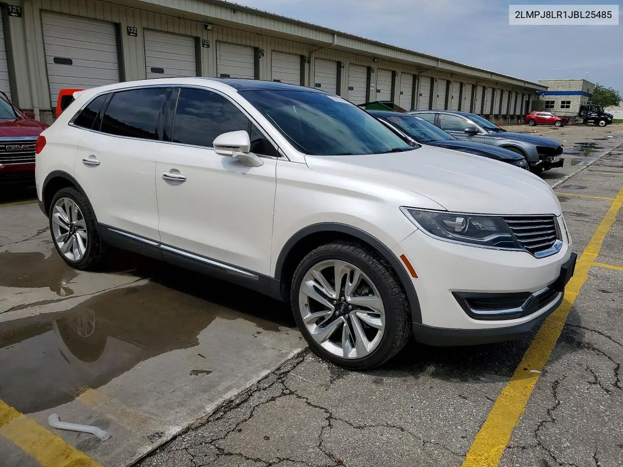 2018 Lincoln Mkx Reserve VIN: 2LMPJ8LR1JBL25485 Lot: 60214376