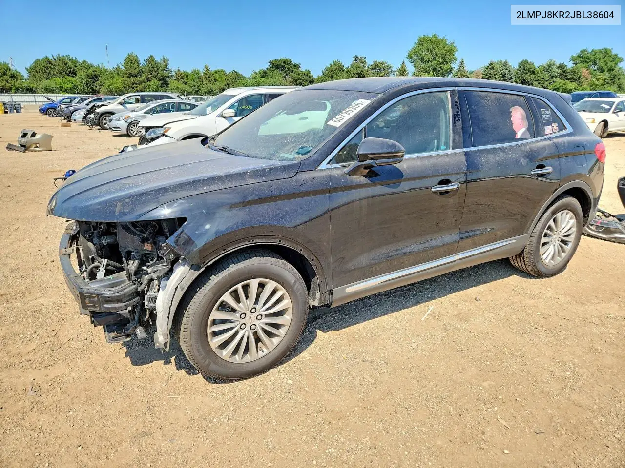 2018 Lincoln Mkx Select VIN: 2LMPJ8KR2JBL38604 Lot: 60796966