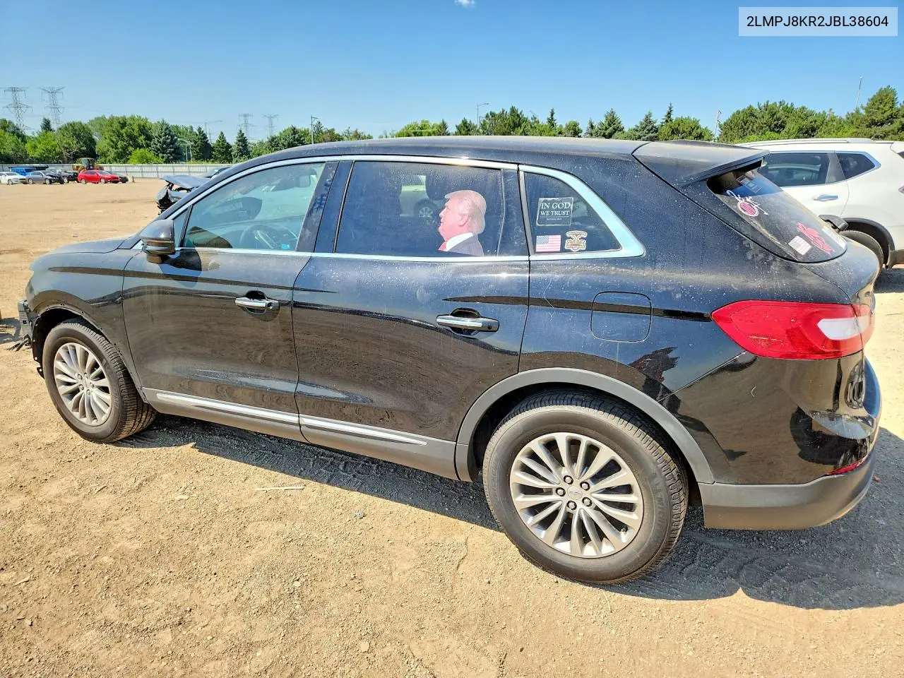 2018 Lincoln Mkx Select VIN: 2LMPJ8KR2JBL38604 Lot: 60796966