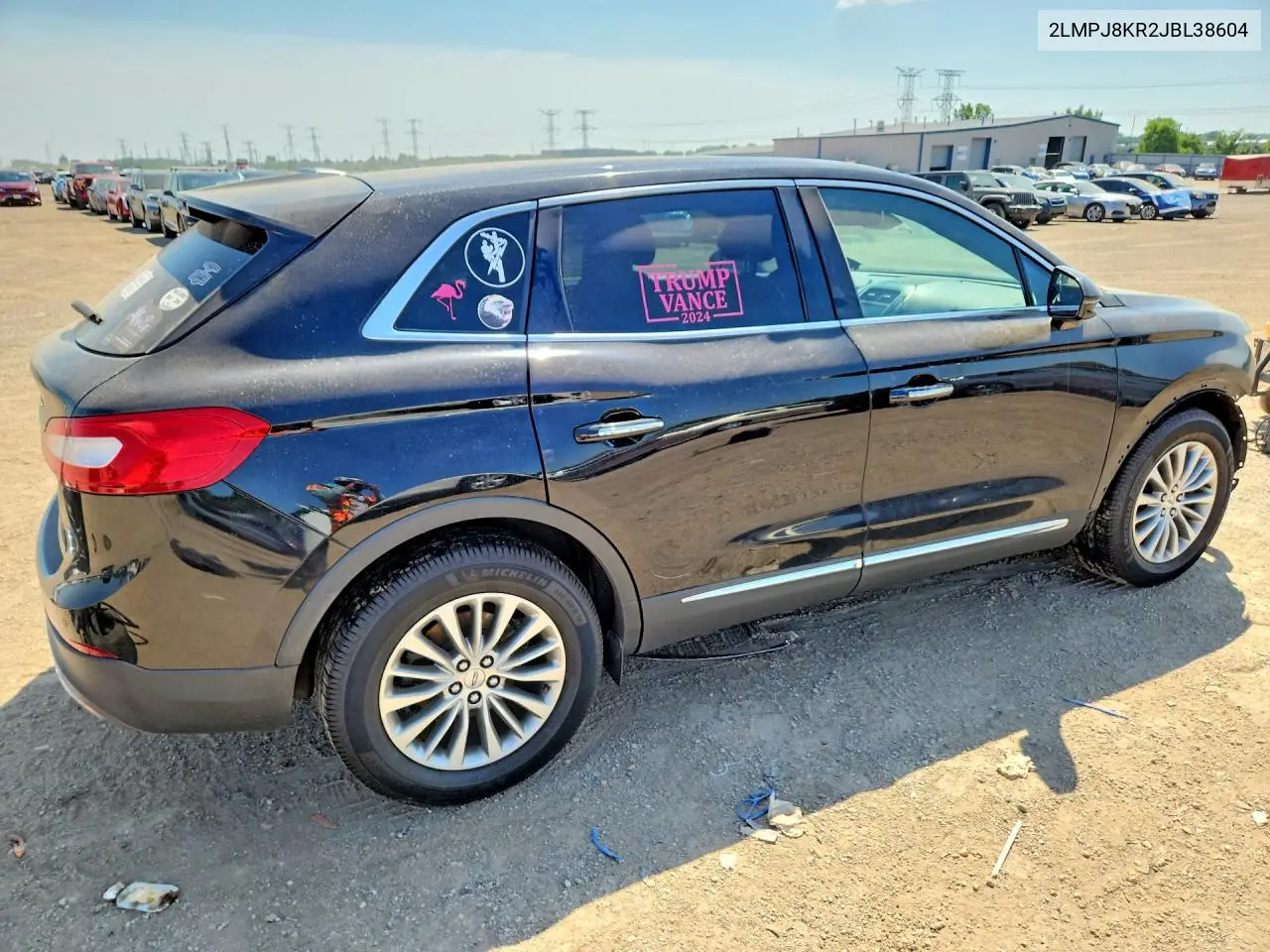 2018 Lincoln Mkx Select VIN: 2LMPJ8KR2JBL38604 Lot: 60796966