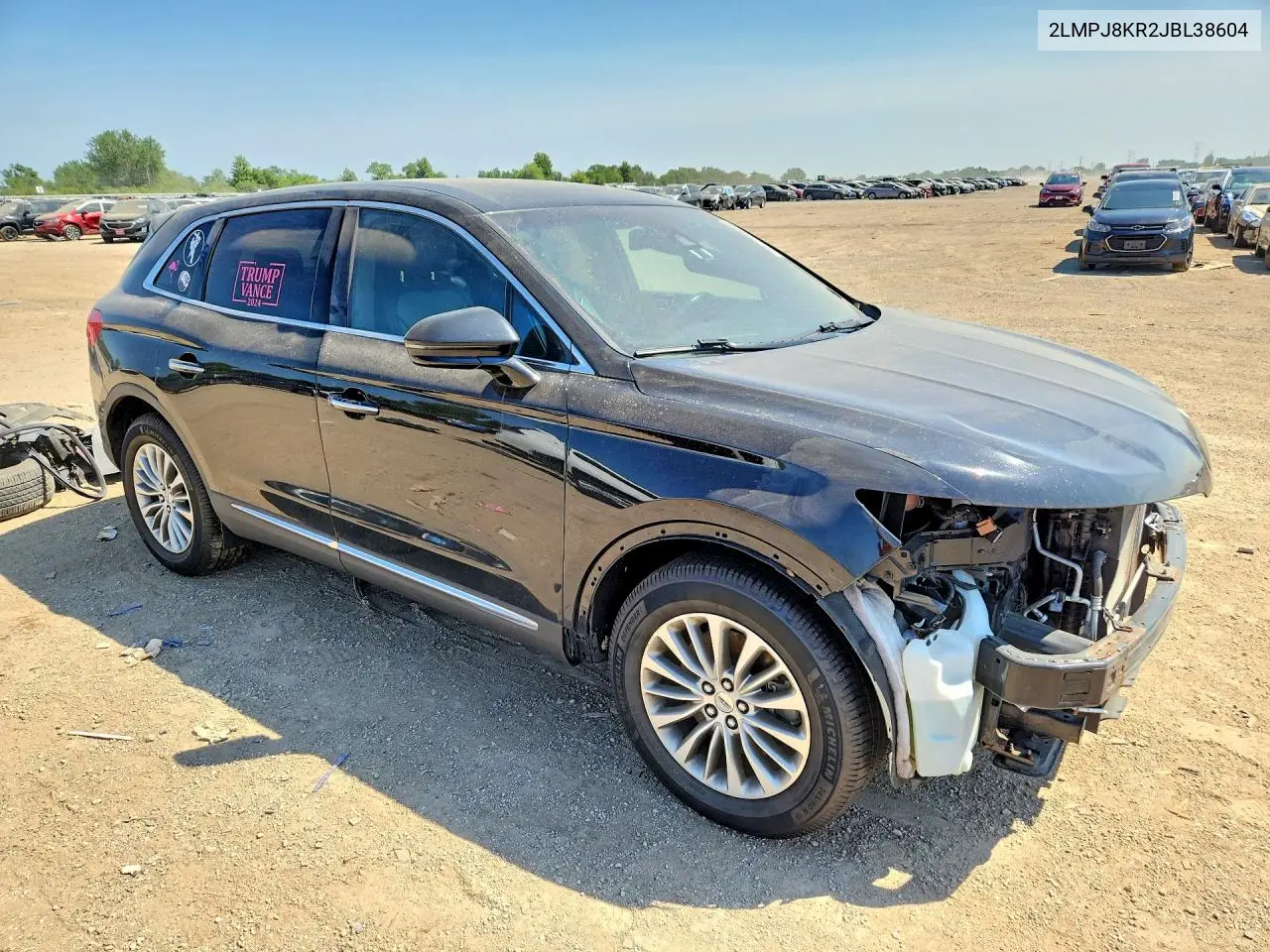 2018 Lincoln Mkx Select VIN: 2LMPJ8KR2JBL38604 Lot: 60796966