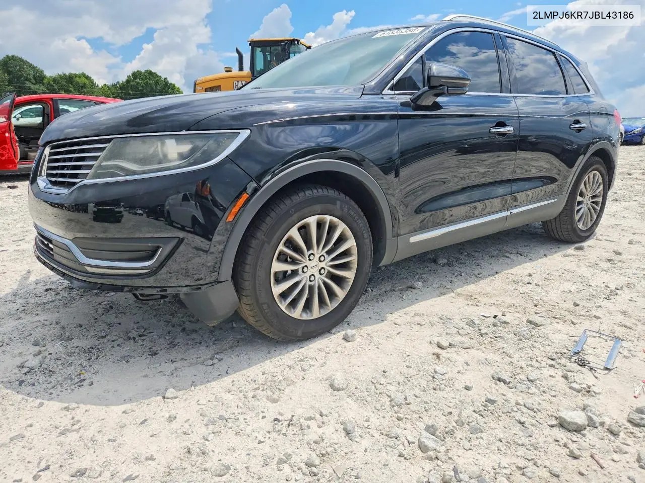 2018 Lincoln Mkx Select VIN: 2LMPJ6KR7JBL43186 Lot: 61335386