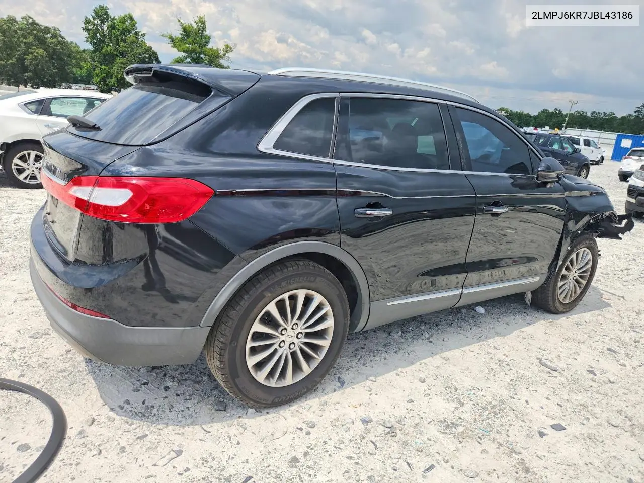 2018 Lincoln Mkx Select VIN: 2LMPJ6KR7JBL43186 Lot: 61335386