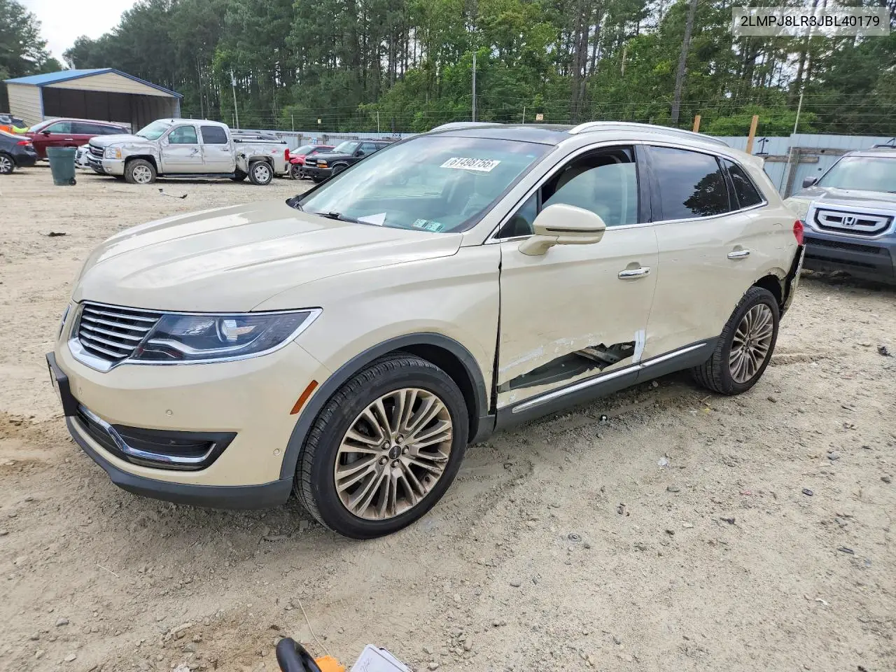 2018 Lincoln Mkx Reserve VIN: 2LMPJ8LR3JBL40179 Lot: 61498756